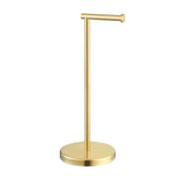 KES Gold toilet paper holder base provides stable pedestal for busy bathrooms.