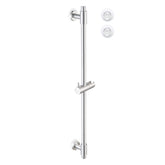 KES No Drill 30in slide bar wall-mounted for drill-free bathroom setup