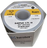Kester solder wire 0.031 inch diameter on a compact spool for precise connections.