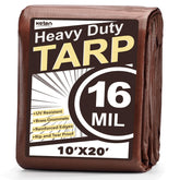 Keten tarps heavy-duty waterproof 10x20 shields gear from rain and sun when outdoor