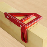 KETIPED 3D multi-angle ruler front view showing compact carpentry tool for precise layouts.