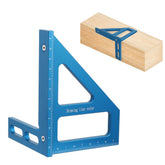 Ketiped 6-inch imperial 3D angle ruler top view for precise woodworking measurements.