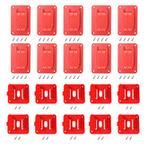 KETTKEL 20pas tool holders on wall mount for organized workshop tools