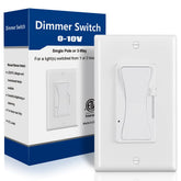 KeyGMA 0-10V dimmer with rocker paddle for precise brightness control.