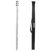 KEZERS 9 ft dual-sided rod extended for precise field measurements.