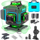 KEZERS Laser Level 360 top view reveals four 360° planes for accurate layout.