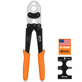 KF CPTEC combo PEX crimping tool for 1/2 and 3/4 inch rings, precise, reliable crimps.