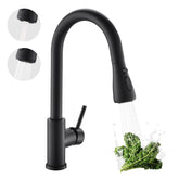 Kicimpro matte black kitchen faucet adds durable style for busy kitchens.
