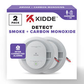Kidde 30CUAR hardwired smoke and CO detector front view with LED indicators for clear Alerts
