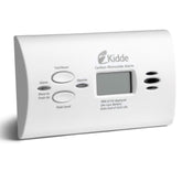 Kidde KN-COPP-B-LPM CO detector with digital display for easy level monitoring.
