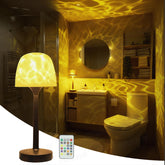 KidoYean cordless ocean wave projector creates calming water ripple ambiance for bedrooms.