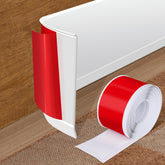 Kikerike vinyl baseboard molding roll—flexible trim for fast room updates