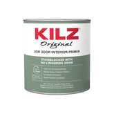 KILZ Original Low Odor Primer bottle pouring for easy interior priming and odor control