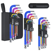 Kimapeso 27-piece Allen key set with ball-end for hard-to-reach screws.