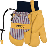 Kinco 1927KWLT-M lobster claw mitt shell with breathable back-of-hand fabric for cool comfort.