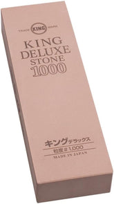 KING grain sharpening stone 1000 grit closeup for precise edges