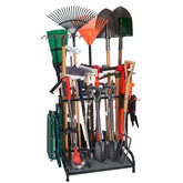 Kingarage garden tool organizer full rack displaying high-capacity tool storage