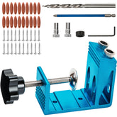 KingBaas pocket hole jig kit front view, compact and ready for DIY projects.