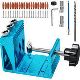KingBaas pocket hole jig with clamp enables precise, hidden-screw joints in wood.