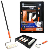 KingOrigin 3ft extension pole extends reach for high walls.