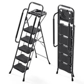 Kingrack 5-step ladder with tool platform for easier DIY projects.
