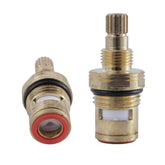 Kingston Brass KSRPL3200HC hot ceramic disc cartridge close-up for smooth temperature control