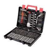 KingTool 318-piece kit in case front showing organized bits for quick projects.