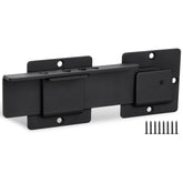 KINJOUZ 9-Inch Flip Gate Latch main body shows rugged carbon steel for durable outdoor gates.