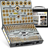 KJE 86PCS tap-die set case keeps tools organized for shop or mobile jobs