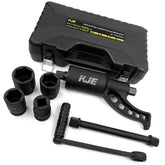KJE heavy-duty torque multiplier wrench set in rugged case for portability
