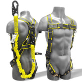KJE safety harness with roof full-body design for secure protection.