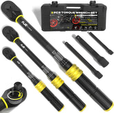 KJE torque wrench set full view for versatile bike, motorcycle, and car repairs.