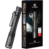 Klarus P2 tactical pen light pocket-ready for quick access during daily tasks.