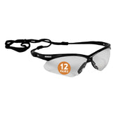 KleenGuard Nemesis safety glasses with clear lenses for daily eye protection.