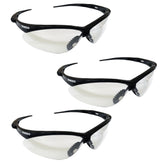 KLEENGUARD Nemesis safety glasses with clear lenses for indoor visibility