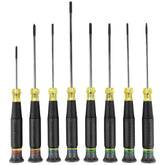 Klein Tools 85617 mini precision screwdriver set with flat tip 3-32 for delicate electronics