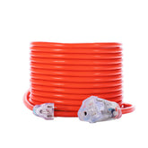 KMC outdoor extension cord 50ft SJTW 16/3 for durable outdoor use.
