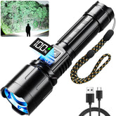 KNIBO flashlight 99000-lumen front beam for long-range visibility