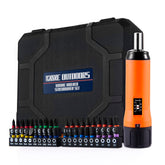 KNINE OUTDOORS torque screwdriver set orange close-up showing precision control