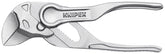 KNIPEX XS pliers wrench with open jaws for small fastener access.
