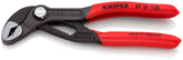 Knipex Cobra teeth close-up showing a secure grip and durability