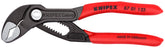 KNIPEX Cobra Pliers 87 01 125 SBA front view with one-handed adjustment