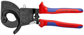 KNIPEX 95 31 250 SBA cable cutters main view show clean copper cuts