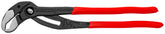 KNIPEX Cobra XL16 upper jaw grips the workpiece for fast adjustments.