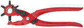 KNIPEX revolving punch pliers front view for precise leather holes.