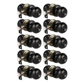 KNOBWELL 10-pack privacy door knobs in matte black for interior doors
