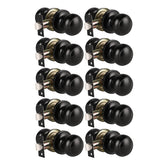 KNOBWELL matte black passage knob on door for quick access