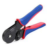 Knoweasy hexagonal ferrule crimper for secure, consistent crimps on AWG 28-5.
