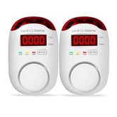 KOABBIT two-pack gas and CO detector with LCD display for quick readings.
