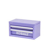 KOBALT Lavender mini tool box top view highlighting compact storage.
